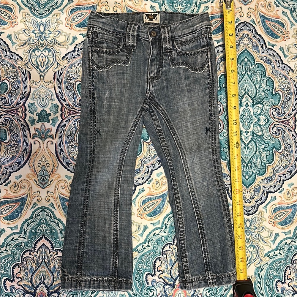 Authentic kids Antik Denim Blue Jeans. Size 4.used. With inside adjustable waist